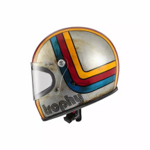 Casco Trophy Platinum Edition — Tamaño S, Blanco/Gris brillante